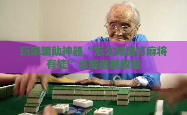 玩家辅助神器“怎么知道打麻将有挂”详细透视教程