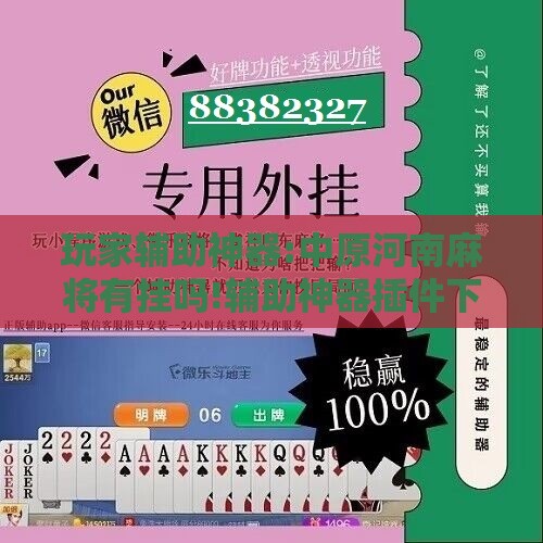 玩家辅助神器:中原河南麻将有挂吗!辅助神器插件下载