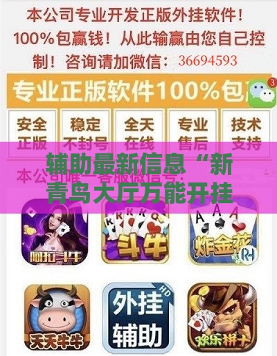辅助最新信息“新青鸟大厅万能开挂器下载”详细辅助软件教程