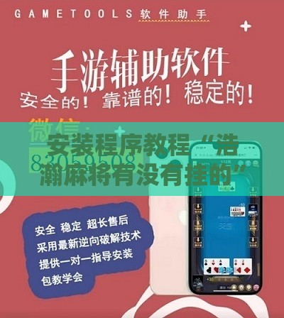 安装程序教程“浩瀚麻将有没有挂的”详细分享装挂步骤